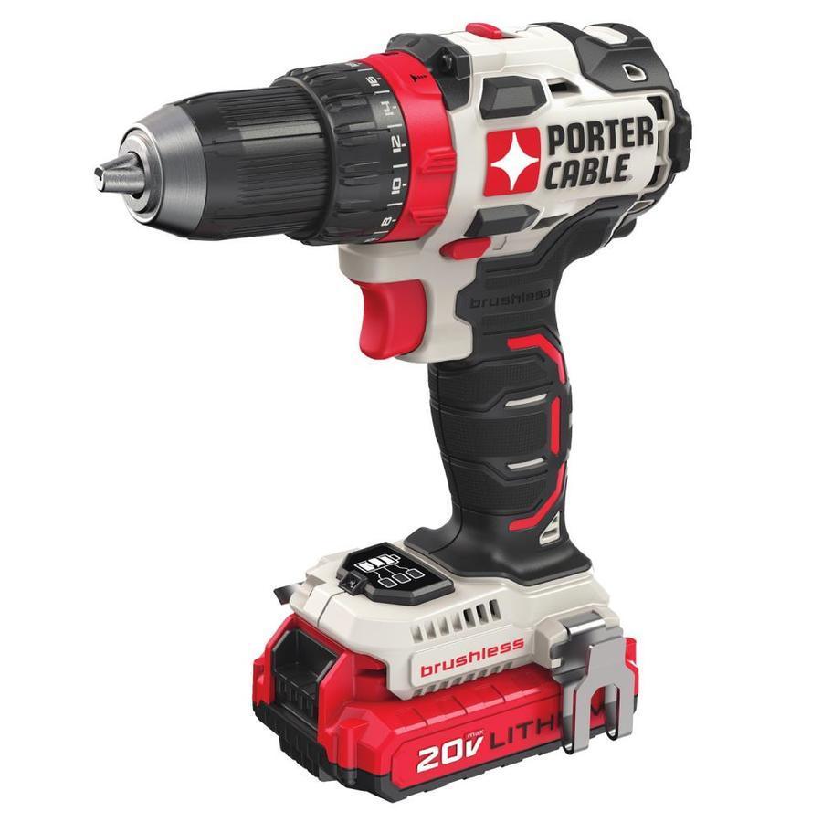 PORTER-CABLE 2-Tool 20-Volt Max Brushless Power Tool Combo Kit (Charger Included and 2-Batteries Included)