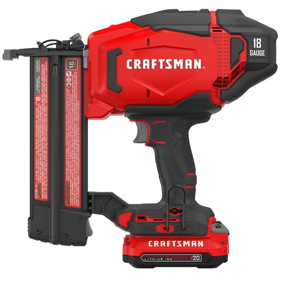 CRAFTSMAN V20 2-in 18-Gauge 20-Volt Max Cordless Brad Nailer