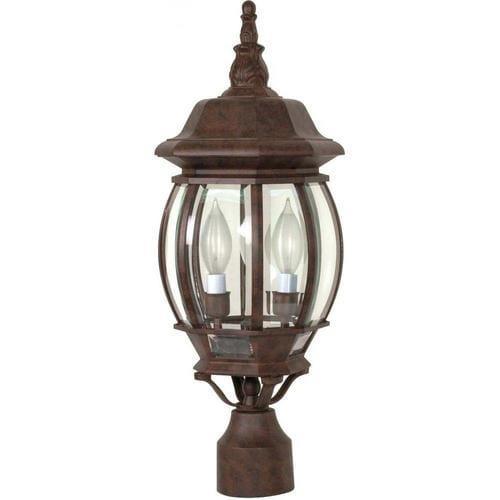 60-Watt 21-in Old Bronze Traditional Light Post Lantern