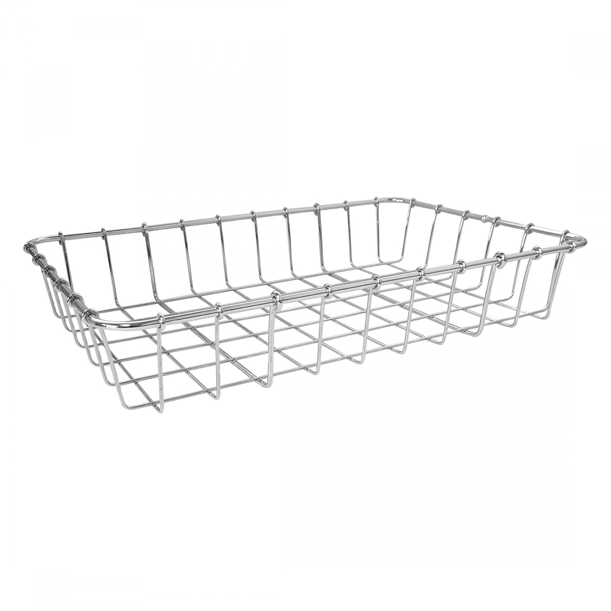 Bike Basket Wald Products No Hardware Silver Steel 14x9x3`