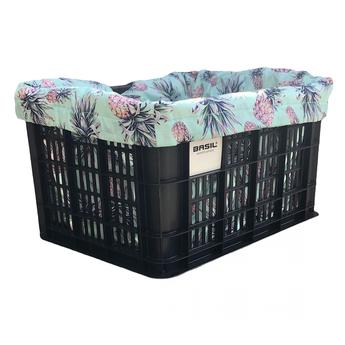 Cruiser Candy Style Up Rear E-Bike Basket Liner Pineapple Medium