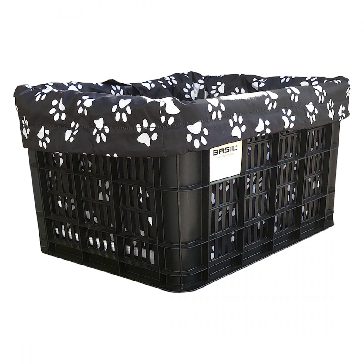 Cruiser Candy Style Up Rear E-Bike Basket Liner Dog Paw Medium