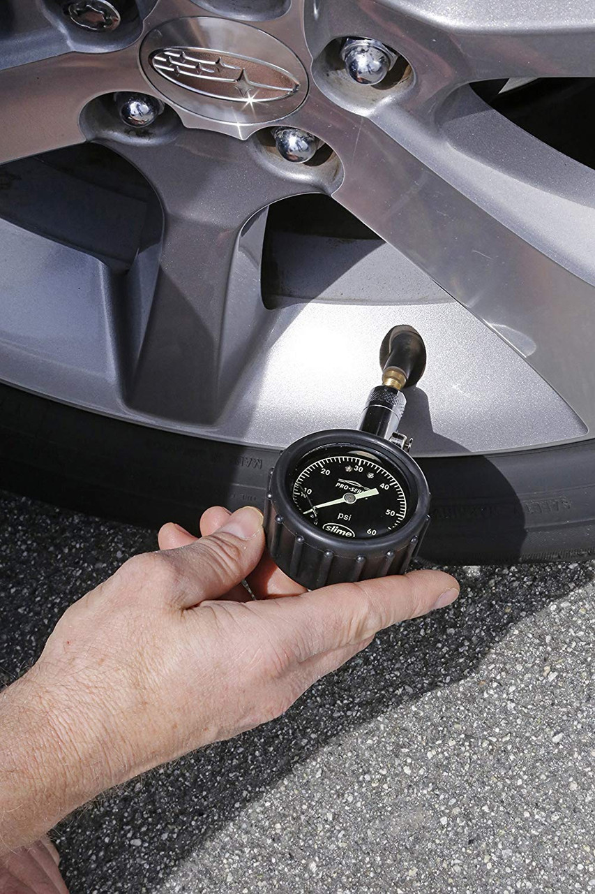 Slime Pro Series Liquid-Filled Dial Gauge 0-60 PSI (20289) - Image 3