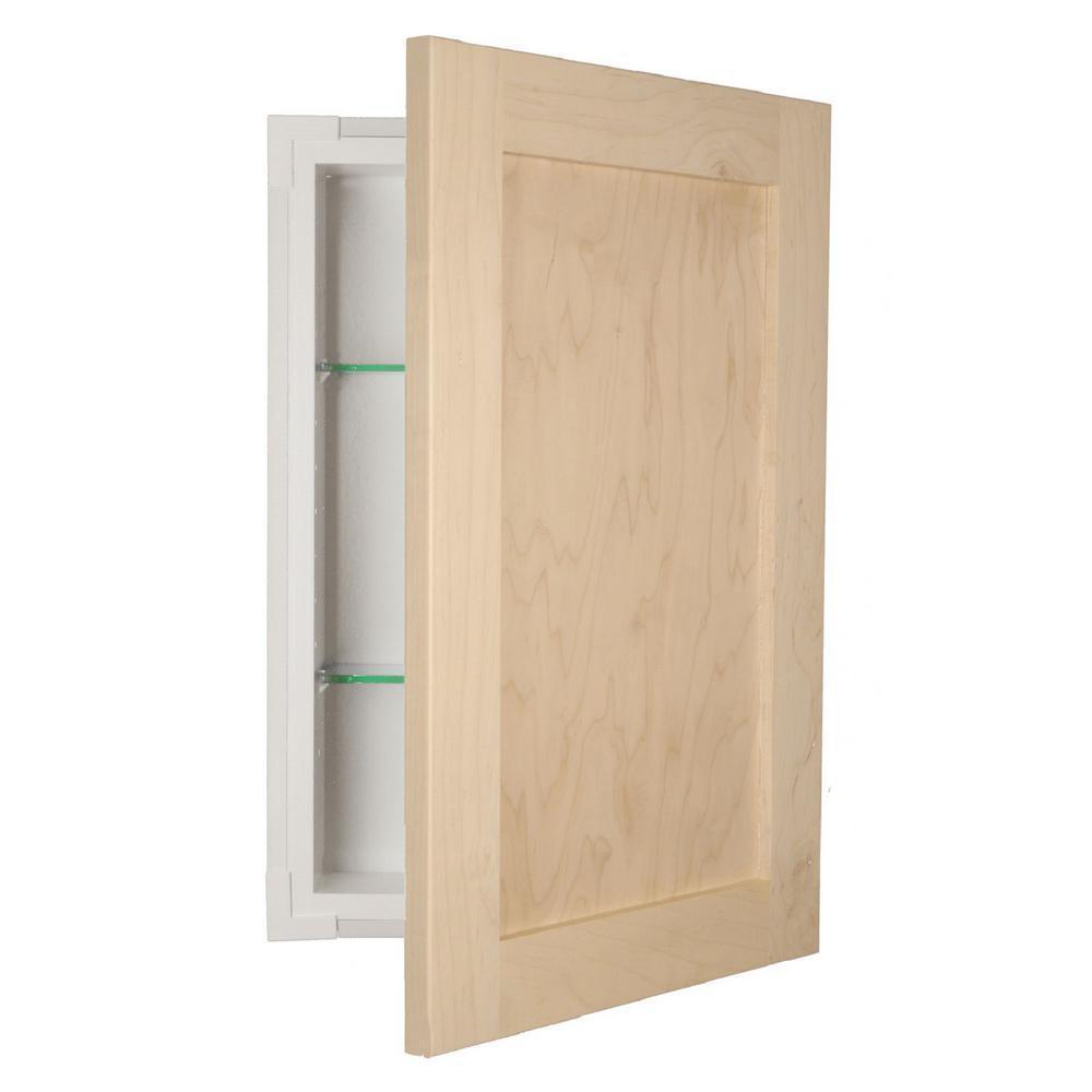 Silverton 14 in. x 18 in. x 4 in. Recessed Medicine Cabinet in Unfinished