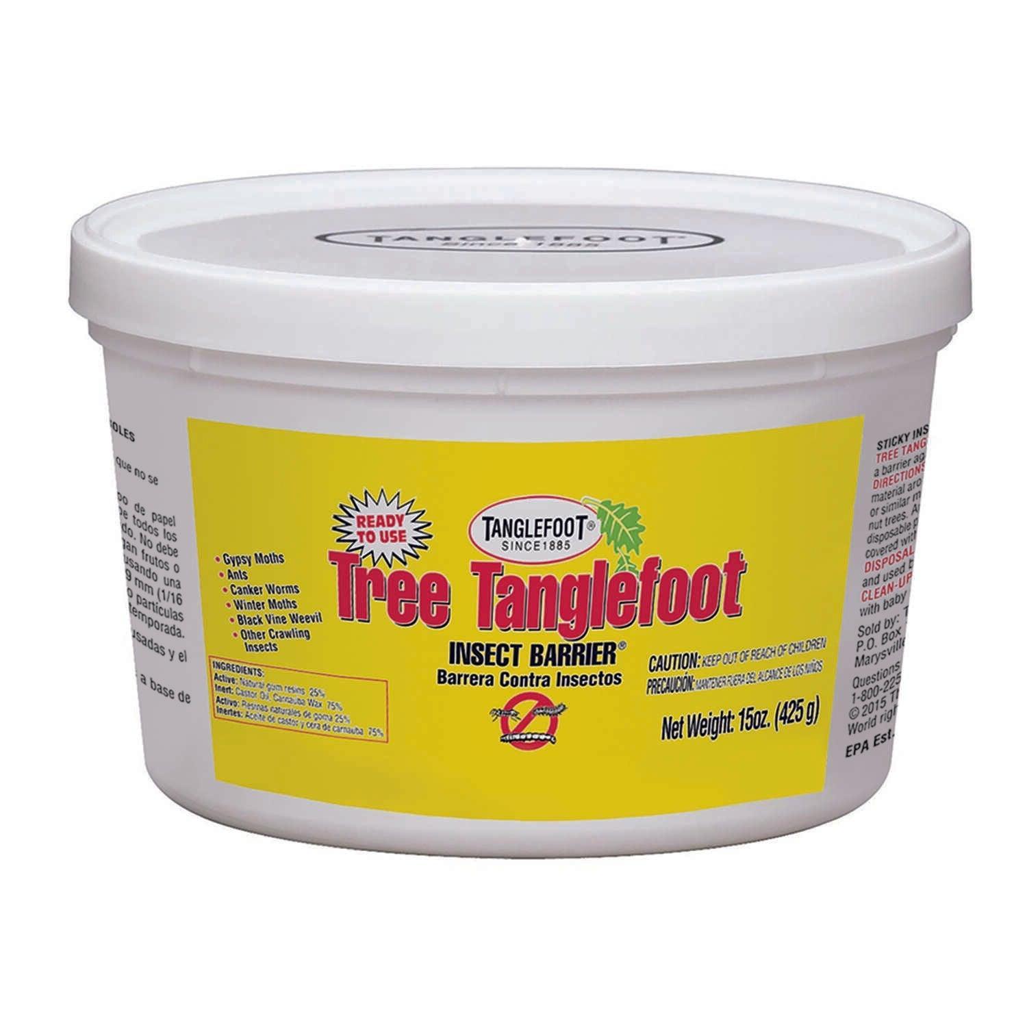 TangleFoot Tree Insect Barrier Paste For Variety of Insects 15 oz