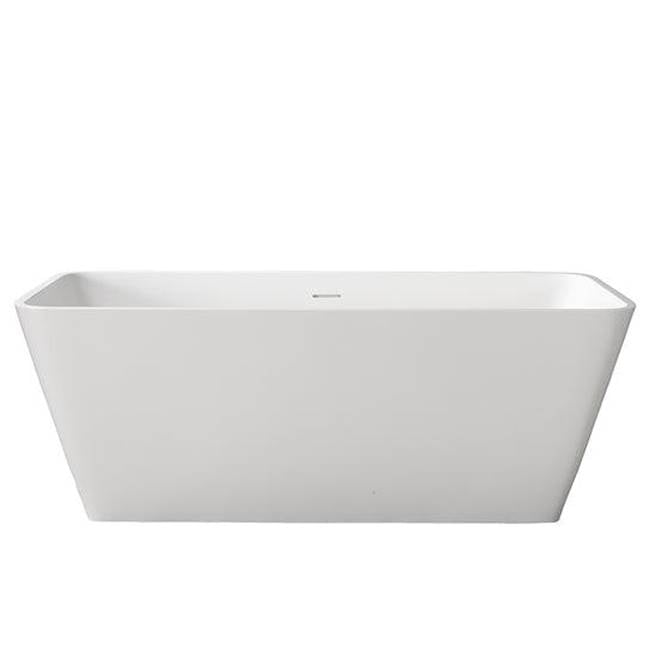 Barclay RTRECN59 Romo 59 Resin Rectangular Tub No Holes