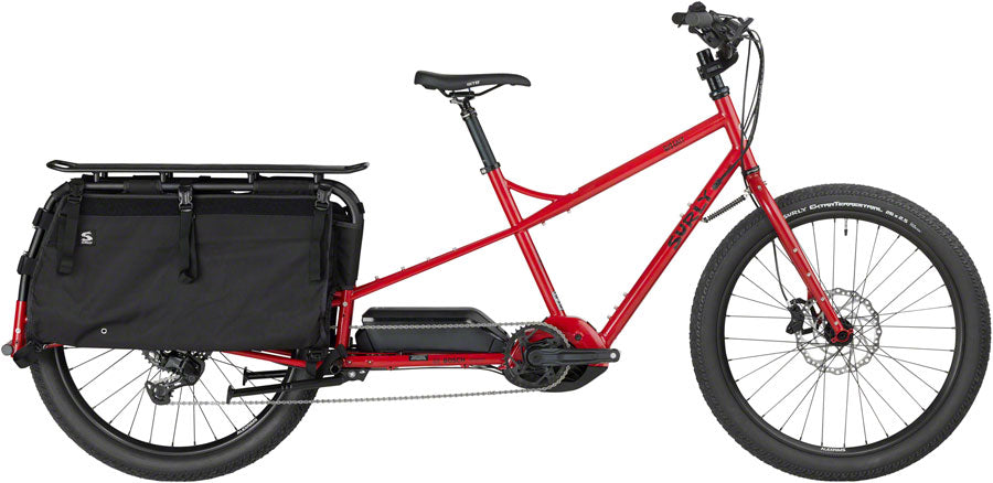 Surly Big Easy Cargo Ebike - 26", Steel, Pile of Bricks Red, Small