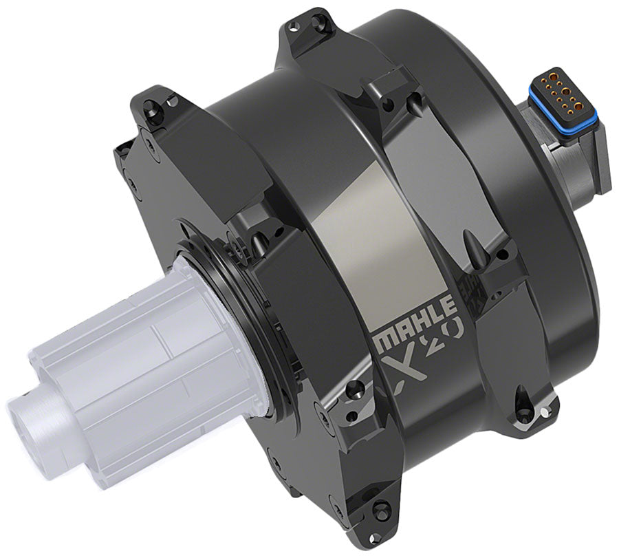 MAHLE SmartBike Systems X20 Ebike Hub Motor - Class 1, 20mph, 55nm, 28h Straight-Pull, 12x142mm Thru-Axle, Cassette Body