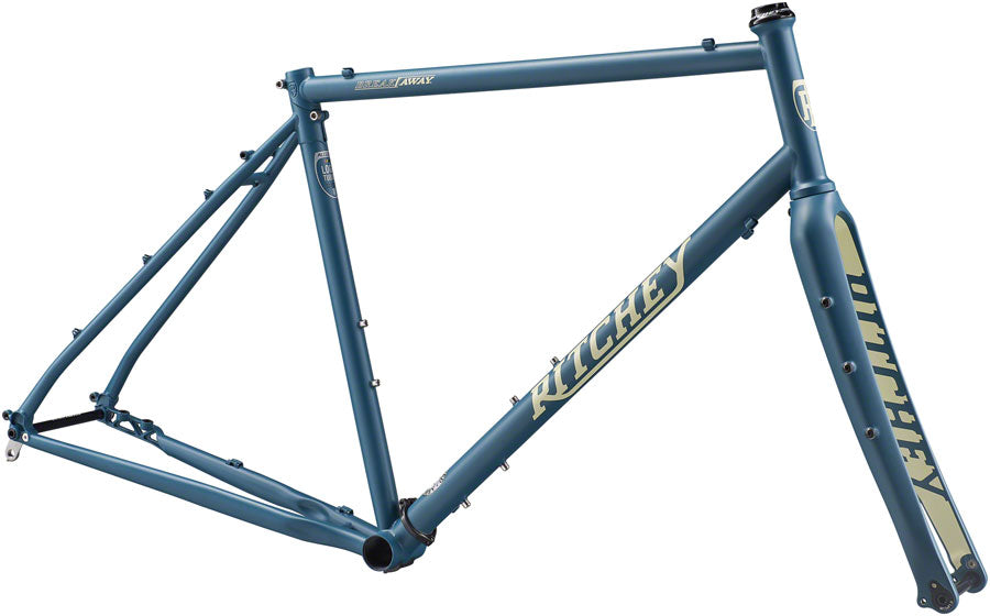 Ritchey Outback Breakaway Frameset - 700c, Steel, Blue, X-Small