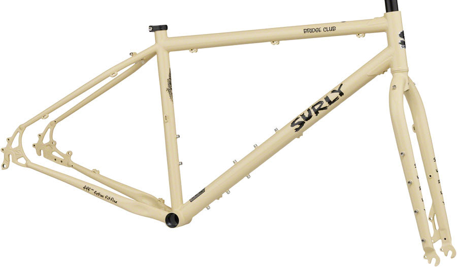 Surly Bridge Club Frameset - 27.5"/700c, Steel, Whipped Butter, X-Large