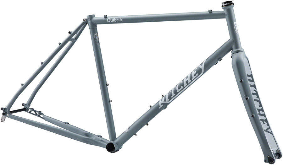 Ritchey Outback Frameset - 700c/650b, Steel, Granite and Snow, X-Small