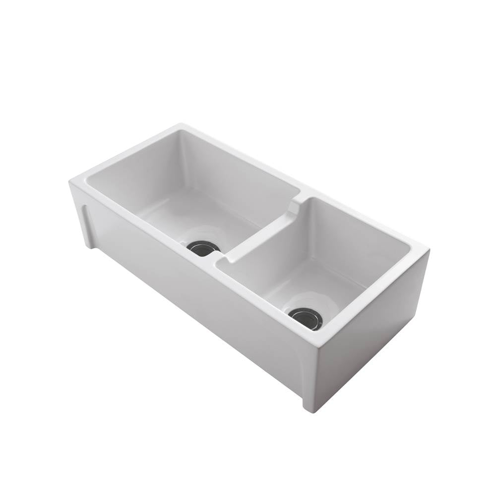 Barclay FSDB1554 Millwood 36 Double Bowl Fire Clay Farmer sink