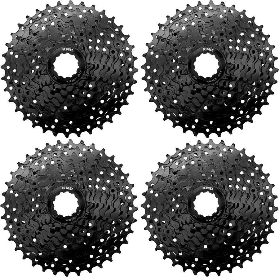 KMC REACT Cassette - 9-Speed, 11-36t, HG Driver Compatible, Black, 4 pk.