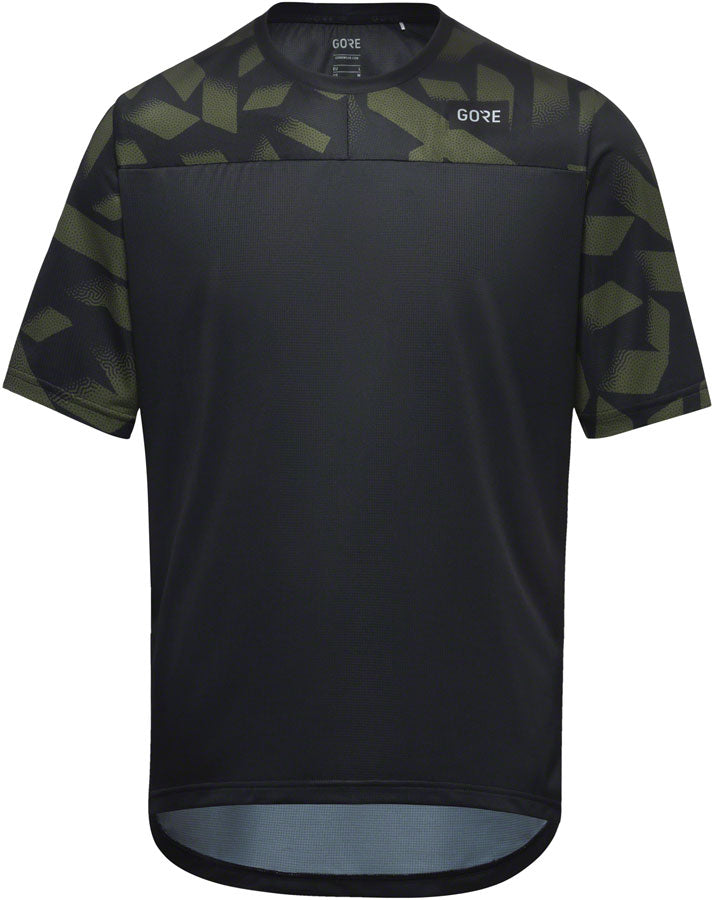 Gorewear Trail KPR Daily Jersey - Black/Green, Men's, X-Large