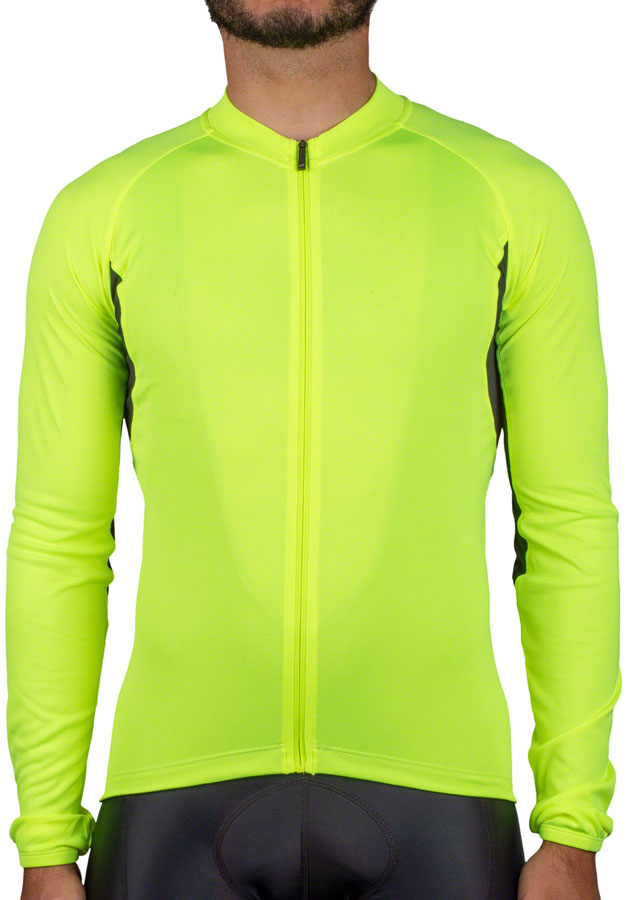 Bellwether Sol-Air UPF Long Sleeve Jersey - Hi-Vis, Men's, Large