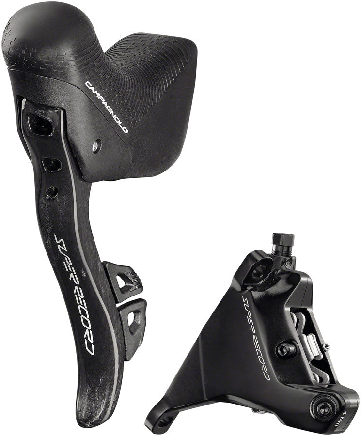Campagnolo Super Record Ergopower Wireless Control Lever and Brake Caliper - Left/Front, 12-Speed, 160mm Hydraulic Disc