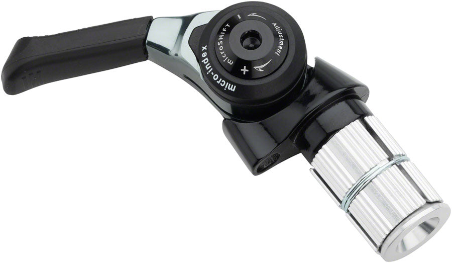 microSHIFT Left Bar End Road Shifter - Double/Triple, Friction, Shimano Compatible