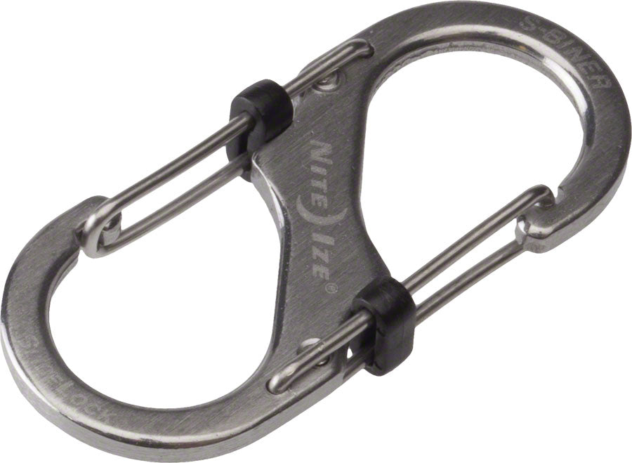 Nite Ize S-Biner #2 SlideLock Stainless Steel Carabiner: Each~ Stainless
