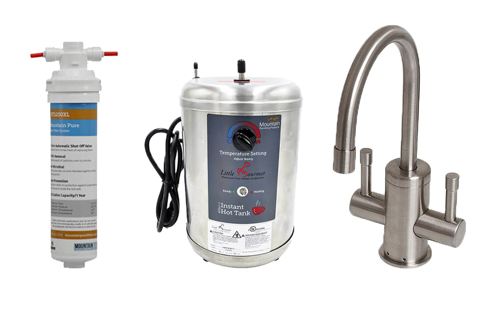 Sonoma Forge POU-GN-HC-3 Point Of Use Faucet With Gooseneck Spout