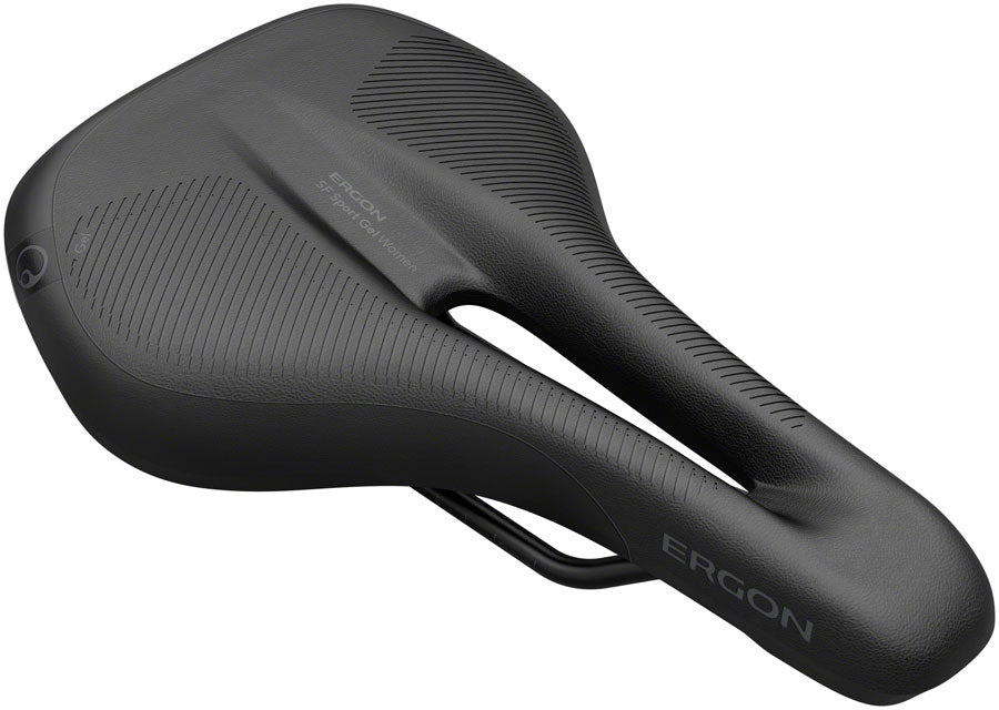 Bike Saddle Ergon SF Sport Gel - Chromoly, Black, Women's, Small/Medium