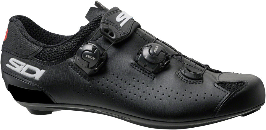 Road Bike Shoes Sidi Genius 10 Mega Road - Men's, Black, 43.5