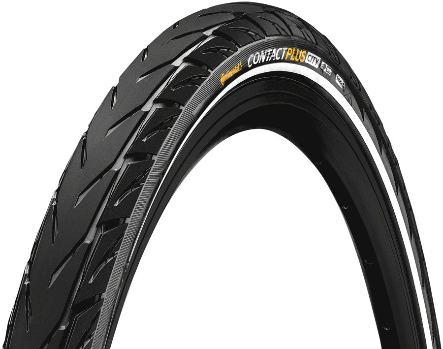 Continental Contact Plus City Tire - 700 x 47, Clincher, Wire, Black/Reflex, SafetyPlus Breaker, E50 01013430000