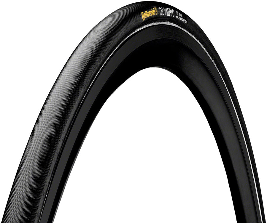 Continental Olympic II Tire - 700 x 19, Tubular, Folding, Black, BlackChili C1114219