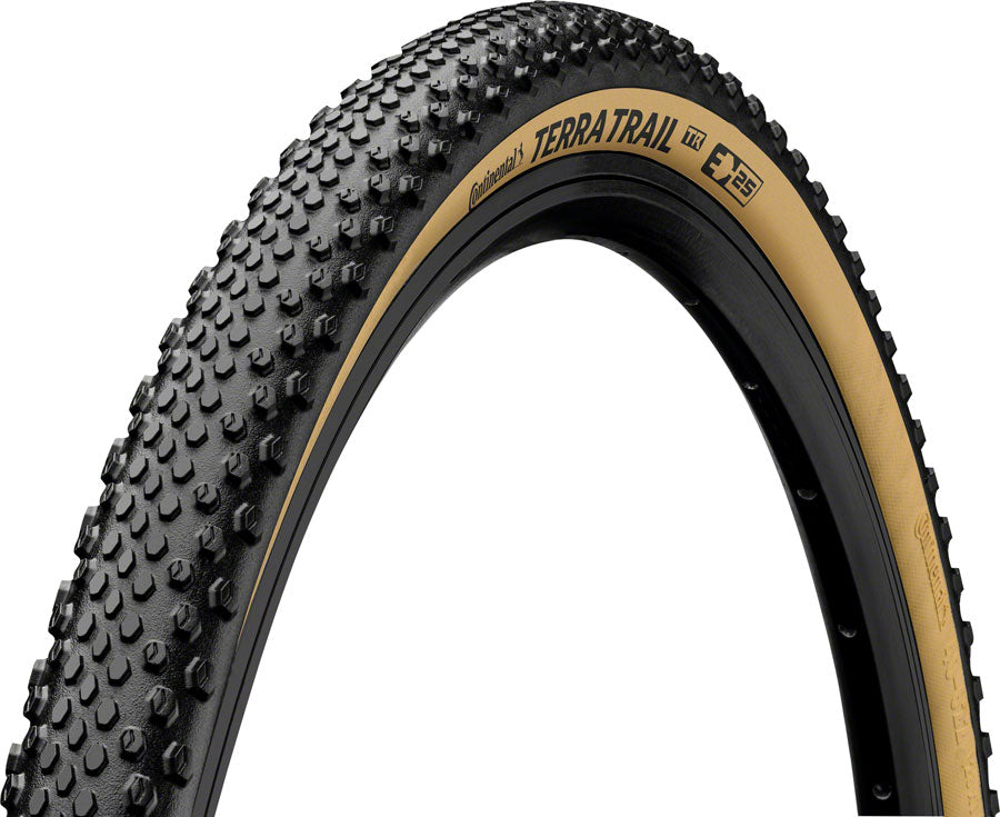 Continental Gravel Tire Terra Trail - 700 x 35, Tubeless, Folding, Black/Cream, PureGrip, ShieldWall System, E25 01505050000