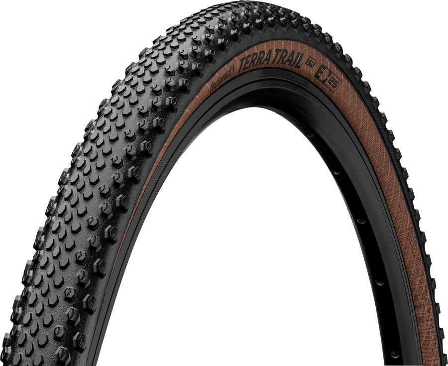 Continental Gravel Tire Terra Trail - 700 x 40, Tubeless, Folding, Black/Transparent, BlackChili, ProTection, E25 01018360000