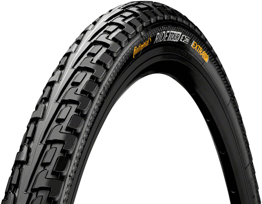 Continental Gravel Tire Ride Tour - 27 x 1-3/8, Clincher, Wire, Black, ExtraPuncture Belt, E25 01014330000