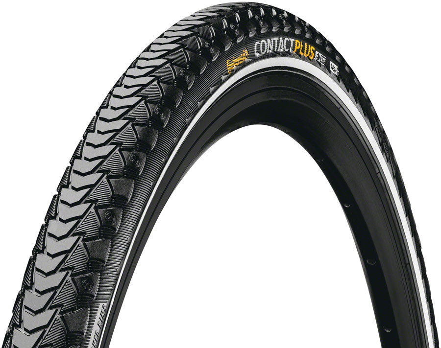 Continental Contact Plus Tire - 700 x 47, Clincher, Wire, Black/Reflex, SafetyPlus Breaker, E50 01010070000