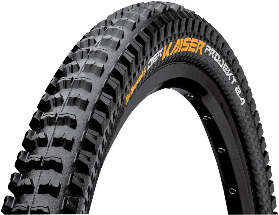 Continental Der Kaiser Projekt Tire - 27.5 x 2.40, Clincher, Wire, Black, ProTection, Apex C1220006