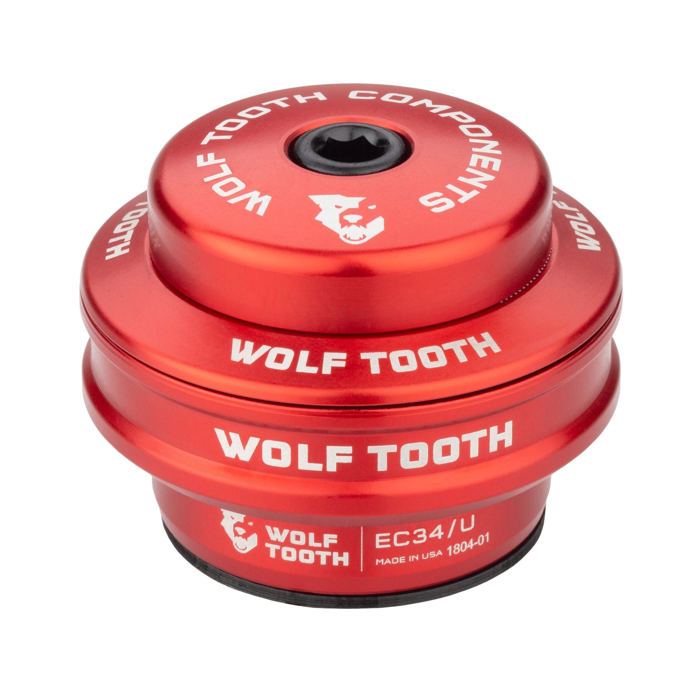 Wolf Tooth Premium Headset - EC34/30 Lower, Raw Silver