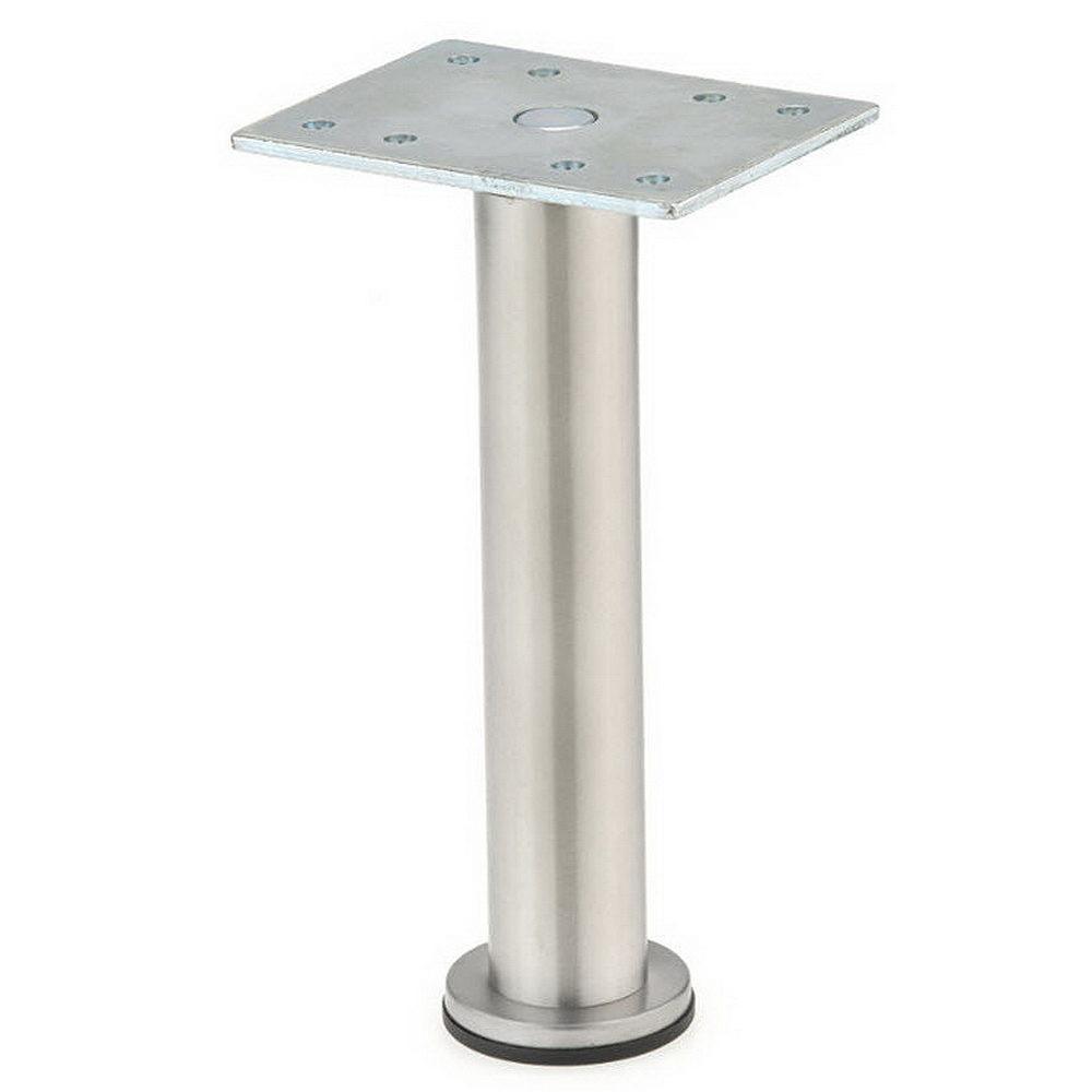 5-29/32 in. Stainless Steel Zinc Round Leg