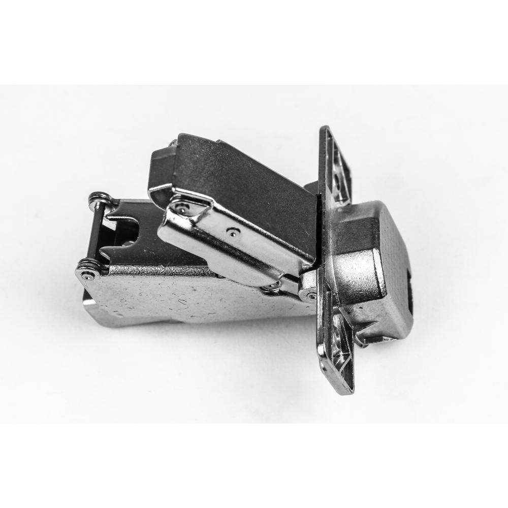 165-Degree 35 mm Full Overlay Soft Close Frameless Cabinet Hinges with Installation Screws (5-Pair)