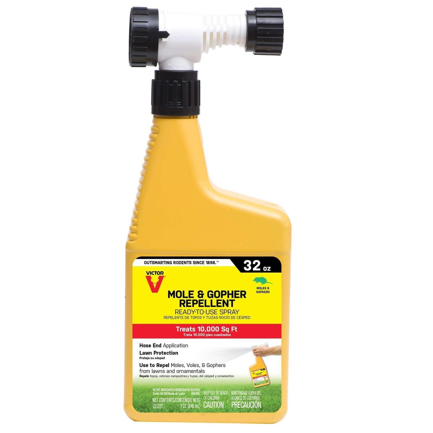 Victor Animal Repellent Liquid For Gophers and Moles 1 qt