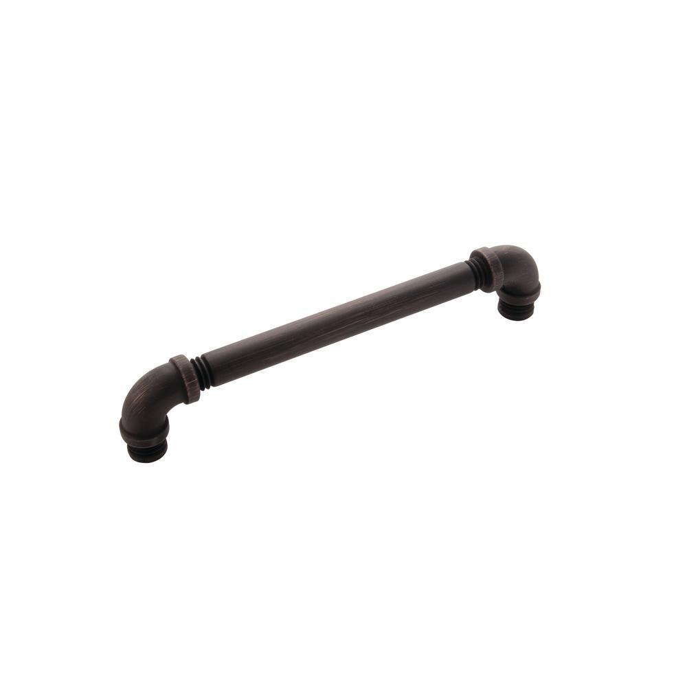 6-15/16 in. (160 mm) Pipeline Vintage Bronze Cabinet Center-to-Center Pull