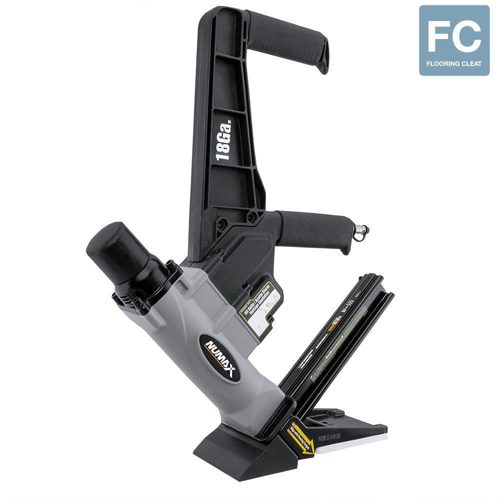 1-3/4 in. 18-Gauge L-Cleat Dual Handle Flooring Nailer