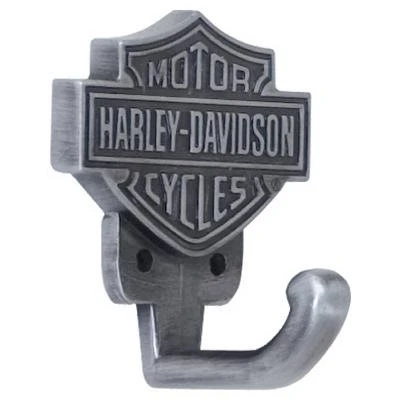 Wall Hook Bar And Shield Zinc Cast With Antique Pewter Finish 2 By 1.7 By 1.4 Inches