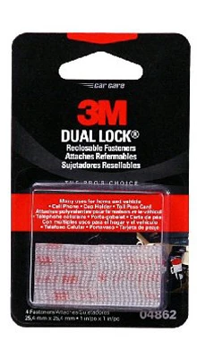 Dual Lock Reclosable Fasteners Clear 1 Inch By 1 Inch 2 Pieces