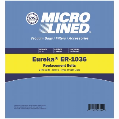 Eureka U Vacuum Cleaner Replacement Belt Model 70552 By Elco Laboratories
