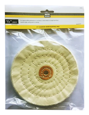 6 Inch Cushion Sewn Buffing Pad For Polishing And Finishing