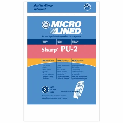 Vacuum Cleaner Bags, Pu-2 Style, 3-pk.