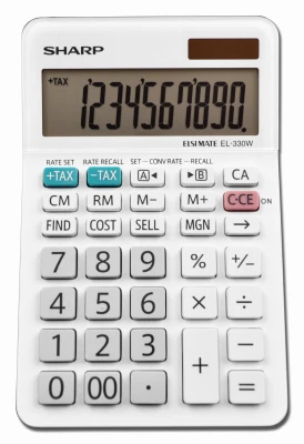 Desktop Calculator With Large Display And Standard Function Keys