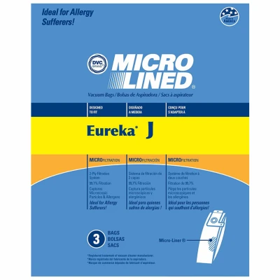 Eureka J-style Vacuum Cleaner Bag, 3-pk.