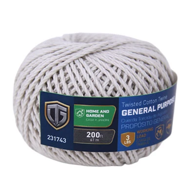 Twisted Cotton Twine Number 18 Size By 200 Feet Length