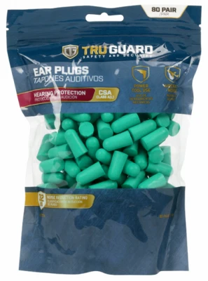 Protective Ear Plugs, 80 Pair Pack For Hearing Protection