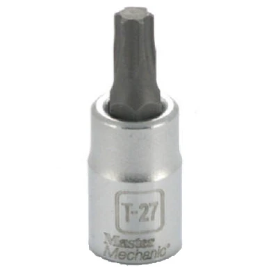 T-27 Torx Bit Socket With 1/4 Inch Drive