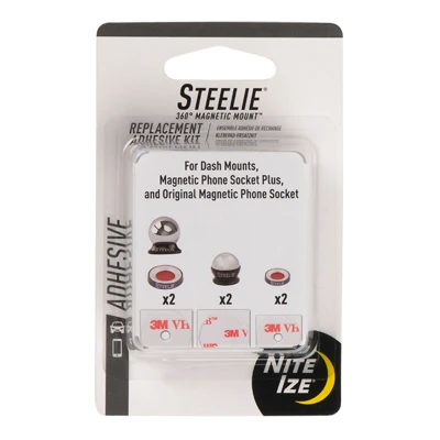 Steelie Universal Cell Phone Adhesive Kit For Secure Mounting