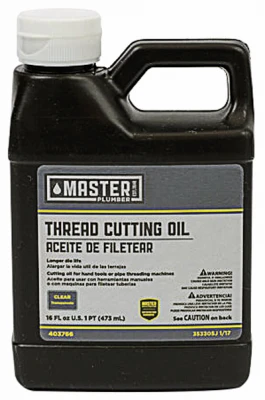 Thread Cutting Oil, 1 Pint Bottle, High Performance Lubricant For Metalworking